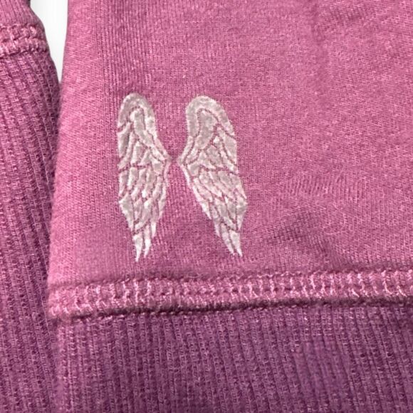 VICTORIA’S SECRET Women’s Pink Long Sleeve Zip Hoodie Size Medium - Picture 7 of 7